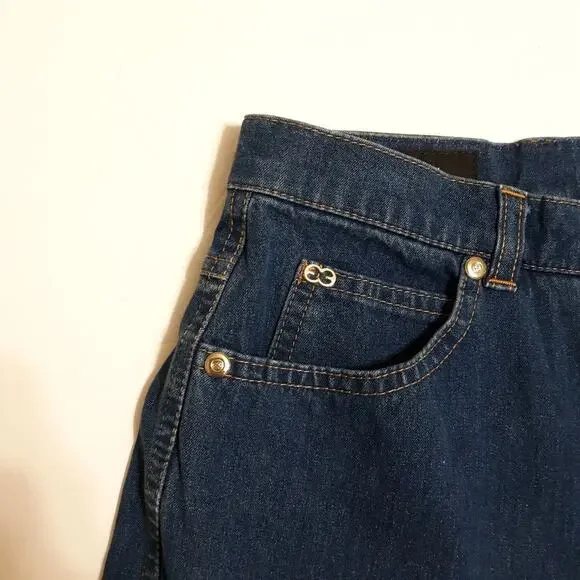 Escada vintage embroidered mom jeans sz 27 waist unique custom rare - Picture 12 of 15